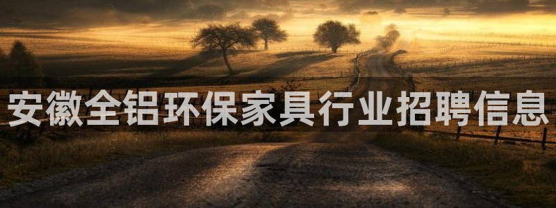 杏宇手机网页登录入口：安徽全铝环保家具行业招聘信息