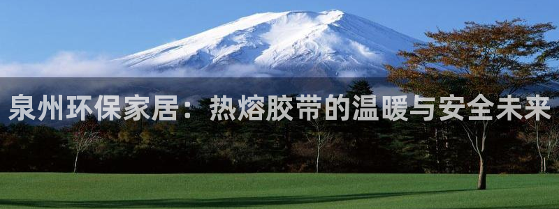 杏宇平台一安全注册入口：泉州环保家居：热熔胶带的温暖与安全未